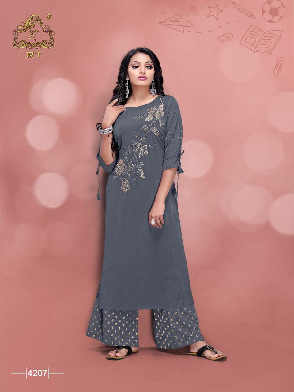 Swarovski Vol-2 Georgette Palazzo Wholesale Kurti Swarovski Vol-2 Georgette Palazzo Wholesale Kurti